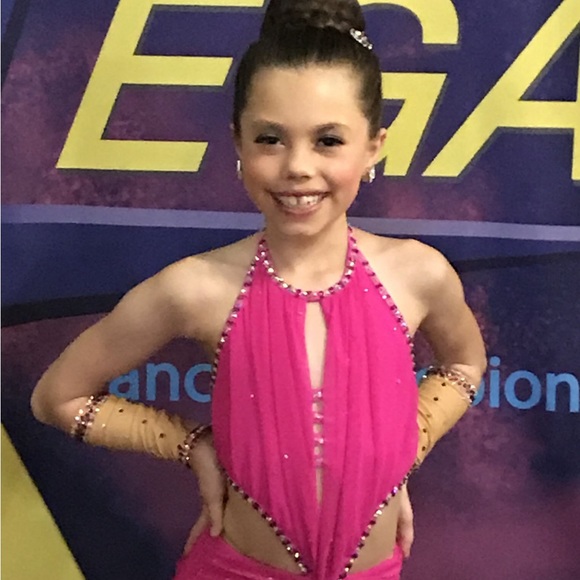 Girls Dance Costume Size Medium Child - Picture 2 of 14